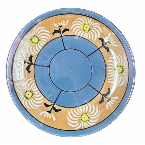 Vintage Japanese Lusterware 4 Teacups and 6 Saucers Set Iridescent Hand Painted - Picture 8 of 16